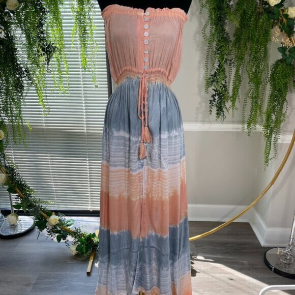 Tiare Hawaii Dresses & Skirts - Tiare Hawaii Nata Mauve & Grey Ryden Maxi Dress